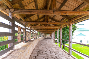 The Izborsk fortress. The ruins of the oldest stone fortress in Russia. Izborsk, Pskov region, Russia