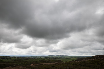 Fototapeta na wymiar Wolken über Wales
