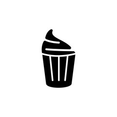 desert, cupcake, bakery icon. Element of bakery and desert isolated icon. Premium quality graphic design icon. Signs and symbols collection icon for websites, web design