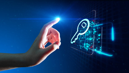 Key Keywords Icon Business Internet Technology Concept