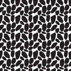 Ink hand-drawn seamless patterns. Dots and shapes