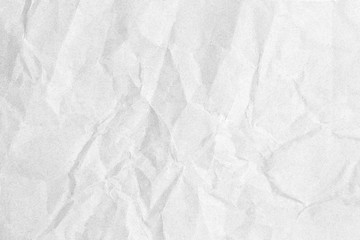 Crumpled white paper texture