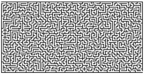 WALL GRAPHIC MAZE - 251840997