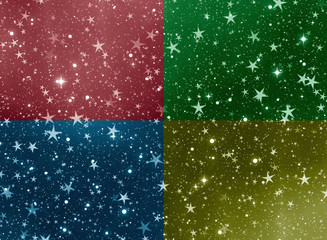 creative design of space stars backgrounds
