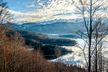 Walchensee-Panorama vom Jochberg