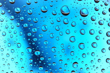 Water drop color Blue