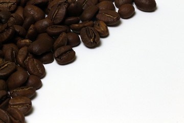 Coffee beans. Isolated on white background