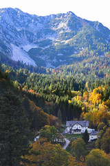 landscape in the mountains hallstatt