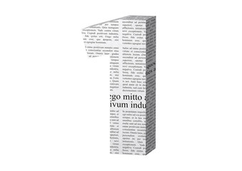 3D RENDER FONT JOURNAL ILLUSTRATION