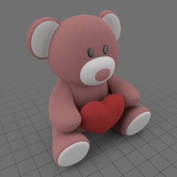 Teddy di Topo Tip in 3D
