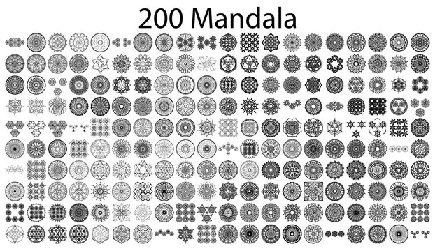 various mandala collections - 200
