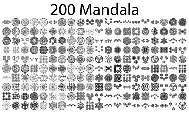 various mandala collections - 200