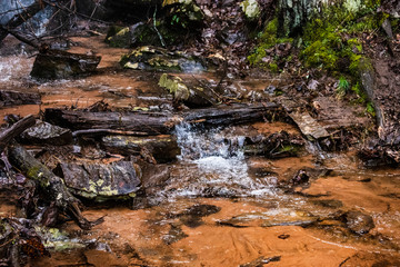 Small Pool Under The Falls