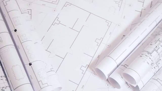 Architectural plan. Engineering house drawings and blueprints.