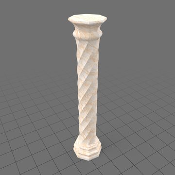 Twisted column