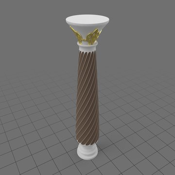 Decorative twisted column