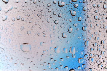 Water drop color Blue