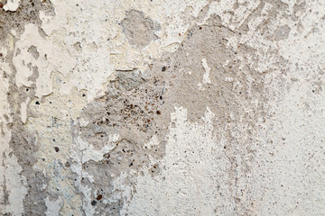 old concrete wall painted