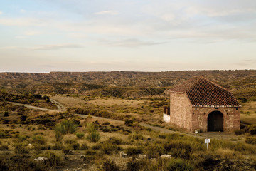 old barn in the mountains