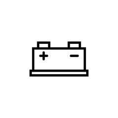 Battery icon vector. Battery vector design. sign design. flat style. Vector EPS 10