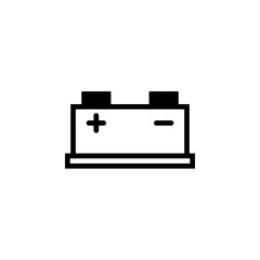 Battery icon vector. Battery vector design. sign design. flat style. Vector EPS 10