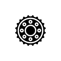 Gear icon vector. Gear vector design. sign design. flat style. Vector EPS 10