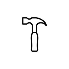 Hammer icon vector. Hammer vector design. sign design. flat style. Vector EPS 10