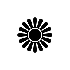 Sun icon vector. Sun vector design. sign design. flat style. Vector EPS 10