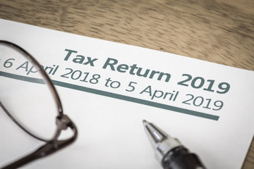 Tax return form UK 2019
