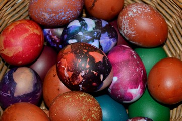 colorful Easter eggs