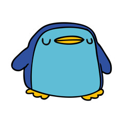 cartoon kawaii of a cute penguin