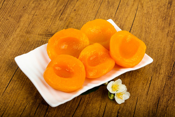 Canned peaches