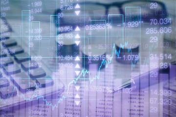 Finance concept bank advantage calculator increase payment salary