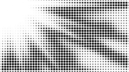 Halftone gradient explosion pattern. Abstract halftone vector dots background. Fireworks dots pattern. Pop Art, Comic small dots. Star rays halftone poster. Shine, sun rays. Outer space, sunrise rays