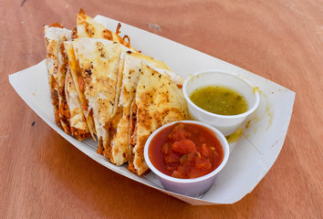Salmon Quesadillas