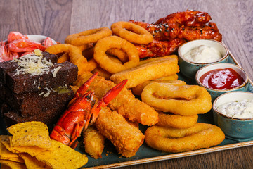 Beer plate snack