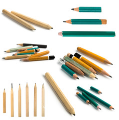 Set of Short Pencils on Isolated Background