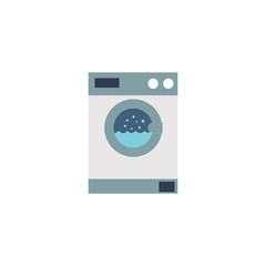 Modern washing machine icon