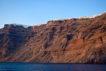 Fototapeta na wymiar Landscape in Santorini, Greece