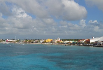 beautiful Cozumel shoreline