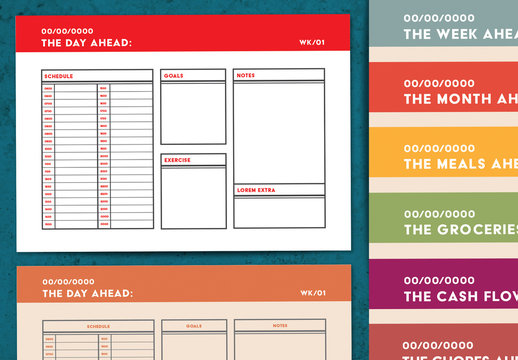 Planner Layout Set