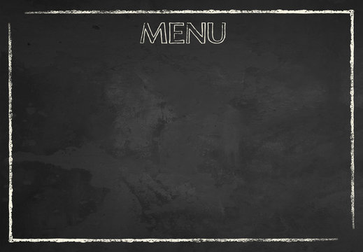 Chalkboard Food Menu