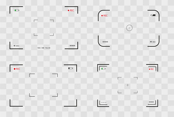 Viewfinder frame of the VCR