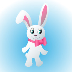 Bunny isolated vector