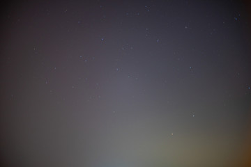 Fototapeta na wymiar Star in sky at night time