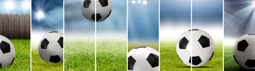 Fußball Hintergrund Collage © OFC Pictures