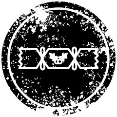 Obraz premium christmas cracker distressed icon