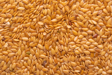 Flax seeds. Background.