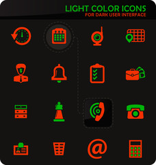 Office icons set
