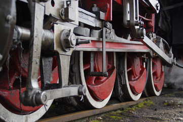 Steam locomotive wheels